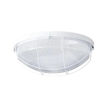 Osmont Elektra 5, stropní bílé kruhové svítidlo se senzorem, 2x25W E27, průměr 31cm, IP65