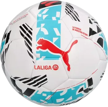 Fotbal Fotbalový míč Puma Orbita La Liga 1 25/26 Replica velikost 4 bílý