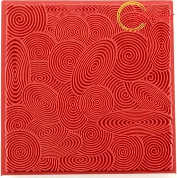 Výtvarná sada CERNIT polymerová textura - spirály 90 x 90mm
