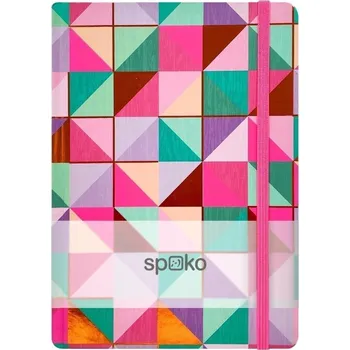 Dětské zboží Spoko zápisník Creative barevná mozaika A5, linkovaný