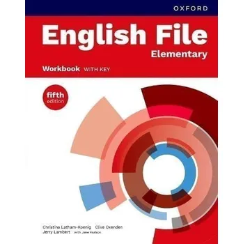 Anglický jazyk English File Fifth Edition Elementary Workbook with Answer Key