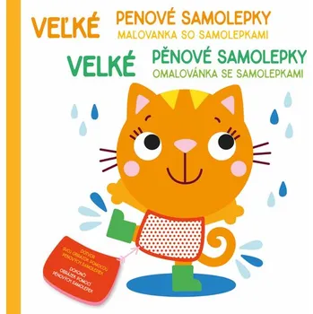 Velké pěnové samolepky - Kočka