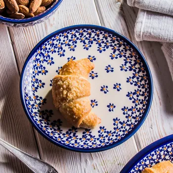 Talíř Dezertní talíř Keramika Boleslaviec 16 cm - dek. 882A (druhý druh)