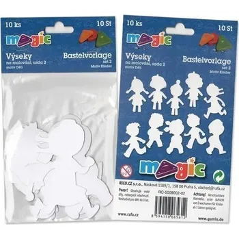 MAGIC papírové výseky na malování DĚTI