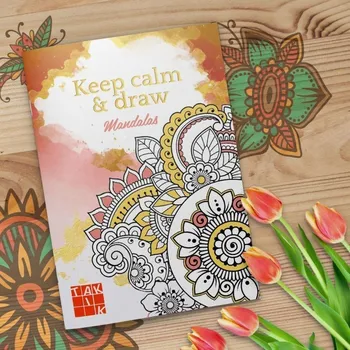 Antistresové omalovánky Keep calm & draw - Mandalas (antistresové omalovánky)