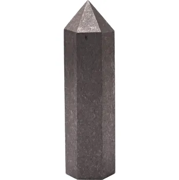Drahý kámen Magieprirody.cz Obelisk Šungit špice 9 cm 60 g #ZB564
