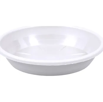 Podmiska Podmiska pod květník SAKURA MODERN plastová matná d22cm, bílá