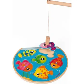 Dětské zboží Janod Rybolov 6 ks vkládací puzzle