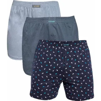 Trenýrky Cornette classic 945/07 3 pack Barva: Šedá, Velikost: M