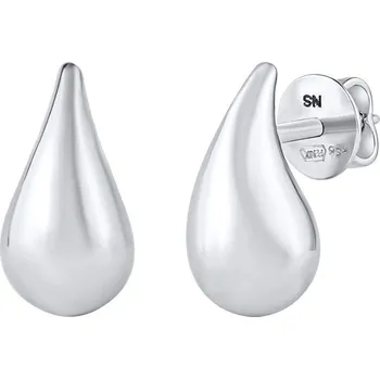 Náušnice Zlaté náušnice kapky Sperancie z bílého zlata 7 mm FNN33389EGW