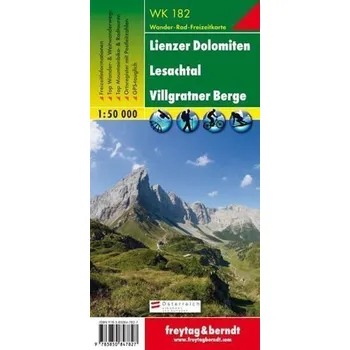WK 182 Lienz Dolomity - Lesachtal - hory Villgraten 1:50 000 / turistická mapa