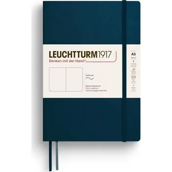 Blok Leuchtturm1917 Zápisník Deep Sea Softcover A5 čistý