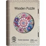 Dřevěné puzzle/Flower Mandala A3