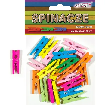 Výtvarná sada Kolíčky SPIN-0692 30mm natur 25ks