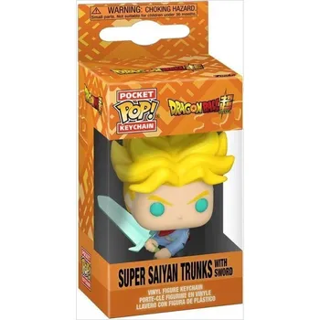 Figurka Funko POP Keychain: Dragon Ball Super - Super Sayian Trunks w/Spirit Sword