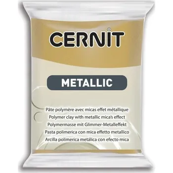 Modelovací hmota CERNIT METALLIC 56g - zlatá riche
