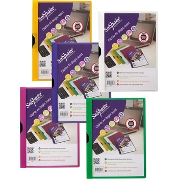 Kancelář Desky se sponou ClipFile, PP, A4, mix barev