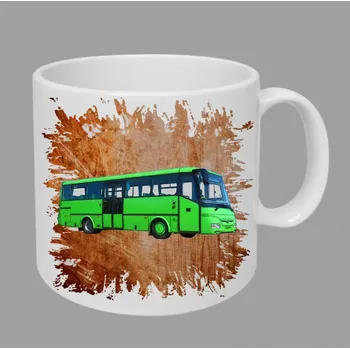 Moon River SOR C hrnek s autobusem oranžový obsah 330 ml (hrneček autobus)