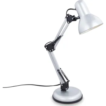 Lampička Brilo - Stolní lampa PIXA 1xE14/25W/230V stříbrná