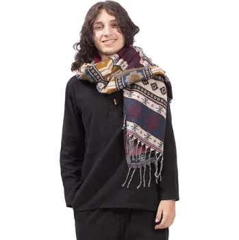 Šála Šála INDI aztek bordó V.