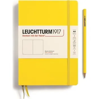 Blok Leuchtturm1917 Zápisník Lemon Medium A5 čistý