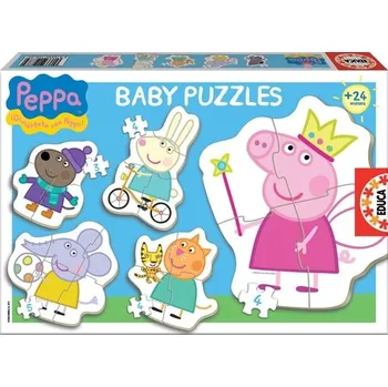 Hračka Trefl Puzzle Baby Prasátko Peppa 5v1 (3-5 dílků)