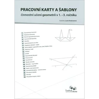 Matematika Pracovní karty a šablony pro činnostní učení geometrii v 1. - 3. ročníku