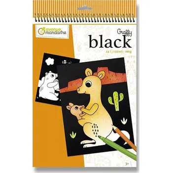 Dětské zboží Omalovánky Avenue Mandarine Graffy Black - Zvířátka