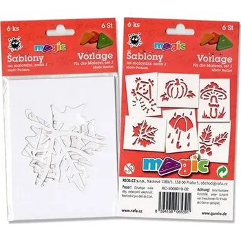 MAGIC papírové šablony na malování PODZIM