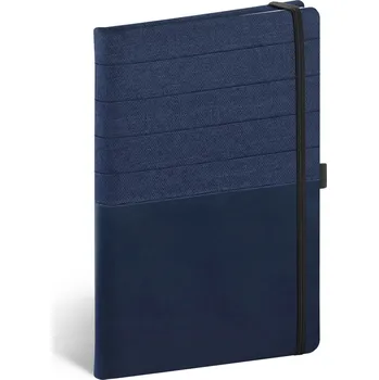 Notes - Skiver modromodrý, linkovaný, 13 × 21 cm