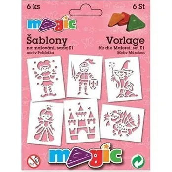 MAGIC papírové šablony na malování POHÁDKA