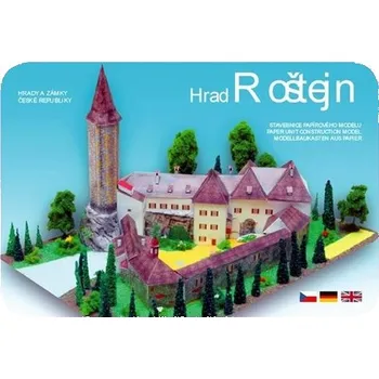 omalovánky Hrad Roštejn - Stavebnice papírového modelu