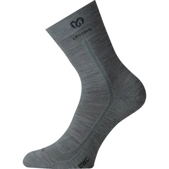 Pánské oblečení Lasting merino ponožky BWC 800 šedé Velikost: (38-41) M ponožky