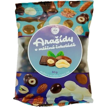 Zdraví IBK Arašídy v mléčné čokoládě 80 g