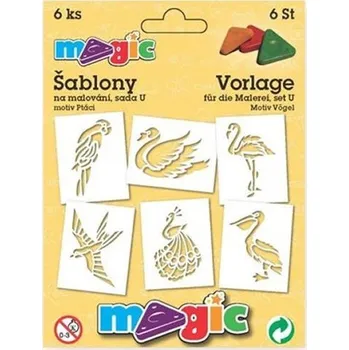 MAGIC papírové šablony na malování PTÁCI
