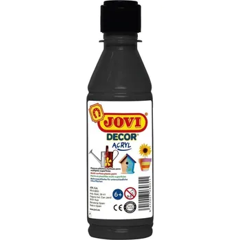 Výtvarná barva JOVI Decor akrylová barva - černá 250 ml