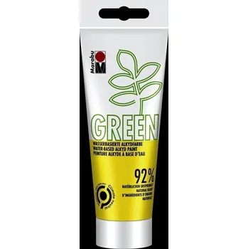 Marabu Green Alkydová barva - světle žlutá 100 ml
