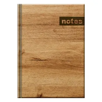 Blok Notes Dřevo/tmavé
