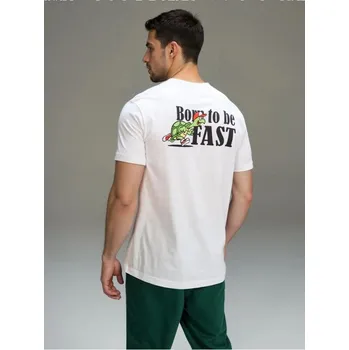 Sinsay - Bavlněná košilka s potiskem - bílá - 269HL-00X - 269HL-00X-2XL