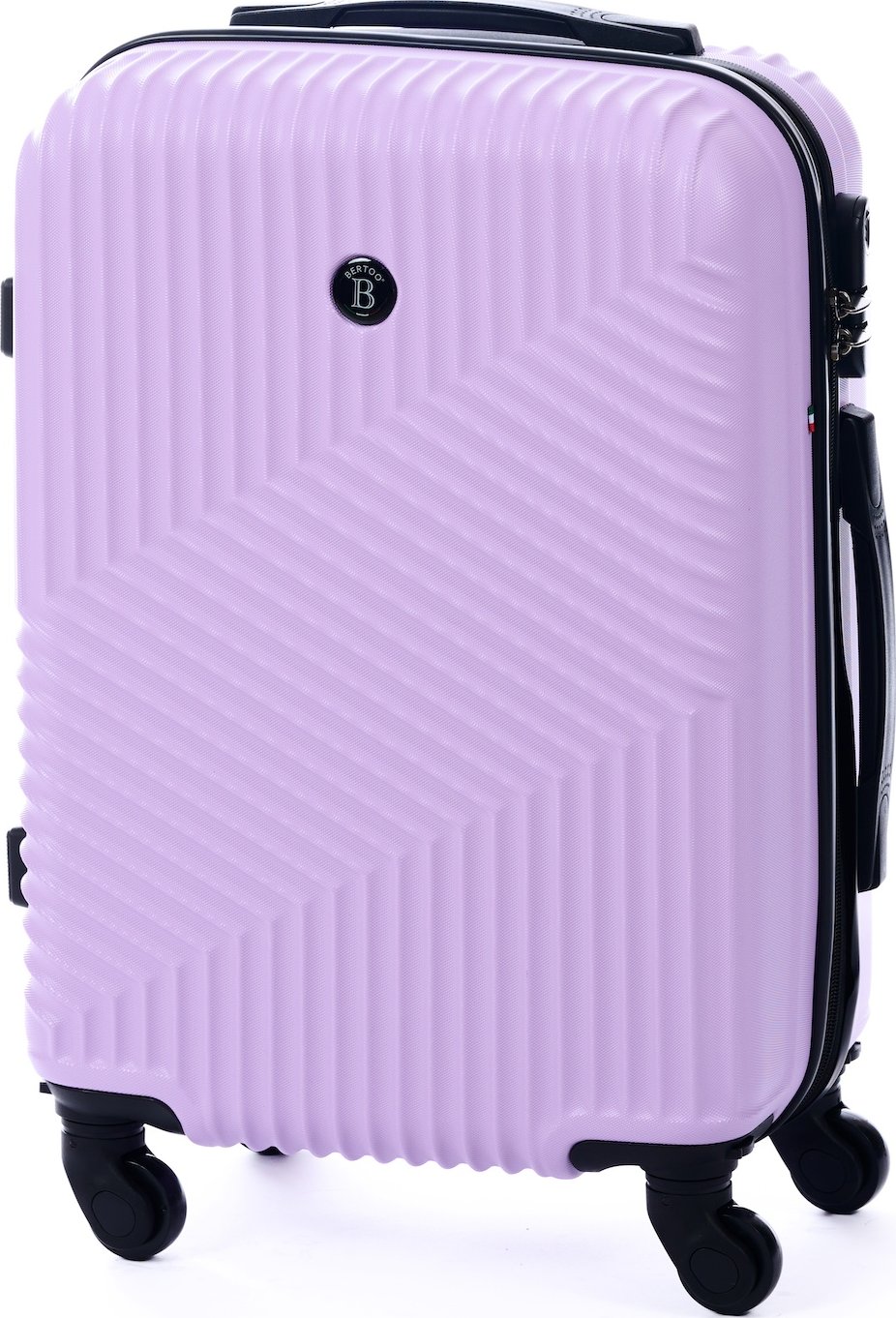 Kabinový kufr BERTOO Milano pro Ryanair- světle fialový 31 l, 52x33x20 cm, S