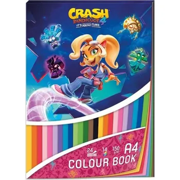 Výtvarný papír Blok barevných papírů A4 - Coco Bandicoot