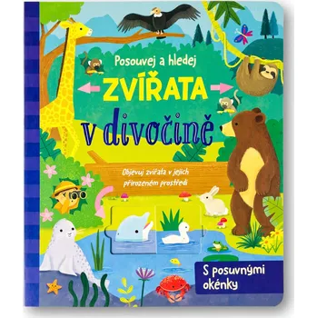 Kniha Posouvej a hledej - Zvířata v divočině