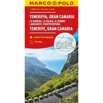 Tenerife, Gran Canaria / mapa 1:150 000