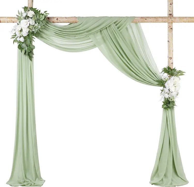 Šalvějová látka na svatební bránu 75cm/4m