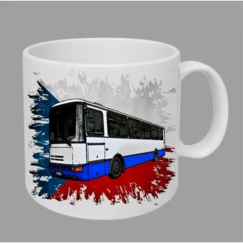 Moon River Karosa hrnek s autobusem vlajka obsah 330 ml (hrneček autobus)
