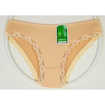 Dámské spodní prádlo TIMANNI Bambusové kalhotky s kraječkou vzor 513 Velikost: M - L, Barva: tělová