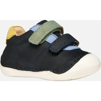 Chlapecká obuv botičky pro první krůčky Geox s měkkou podrážkou B9439A 03222 C4250 velikost 19