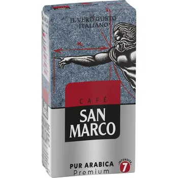 Káva San Marco Pur Arabica Premium, mletá 250 g