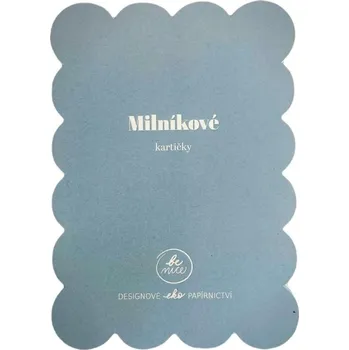 Be Nice EKO Milníkové kartičky - modré