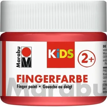 Marabu Prstová barva 100 ml - červená